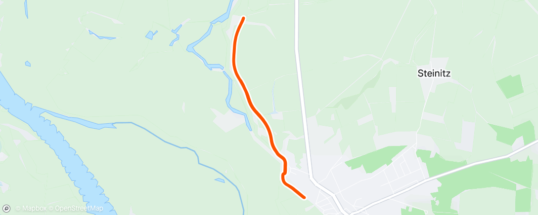 Map of the activity, Lauf am Morgen