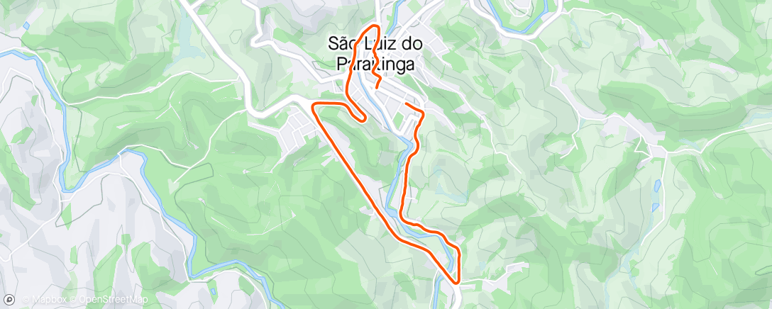 活动地图，Caminhada vespertina
