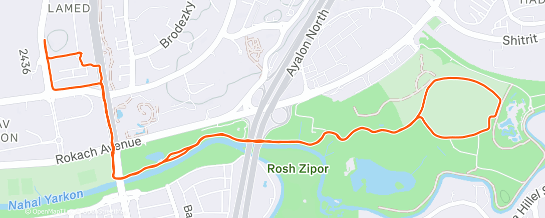 Map of the activity, Zeus is done