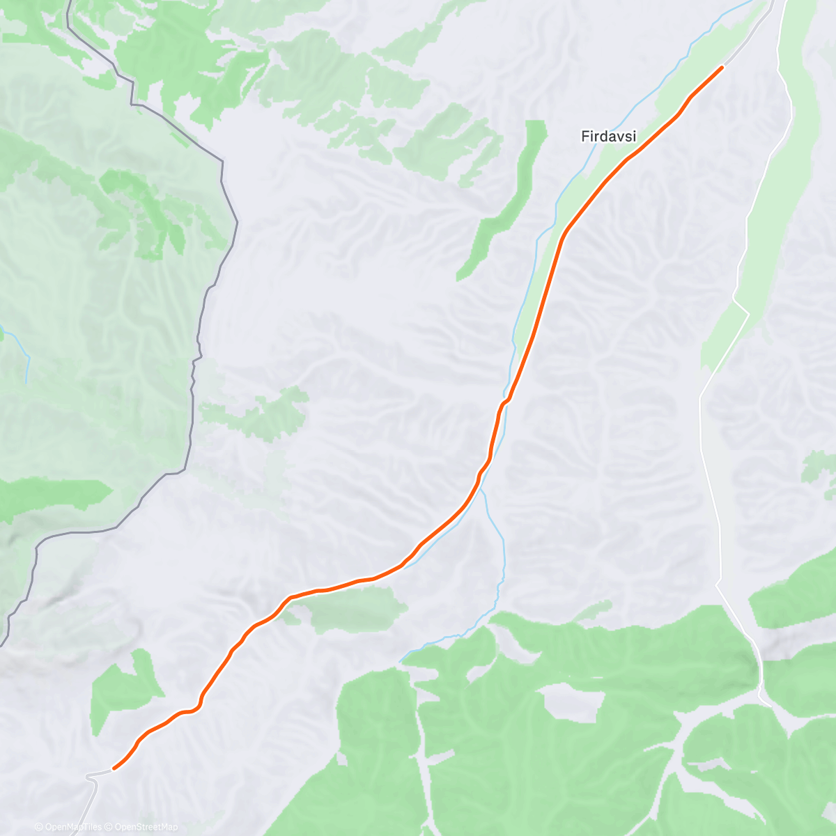 Карта физической активности (ROUVY - Khujand Dushanbe Pass #2 | Tajikistan)
