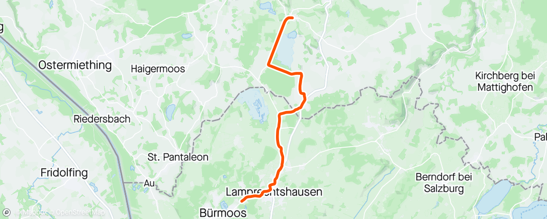 活动地图，Radfahrt am Morgen