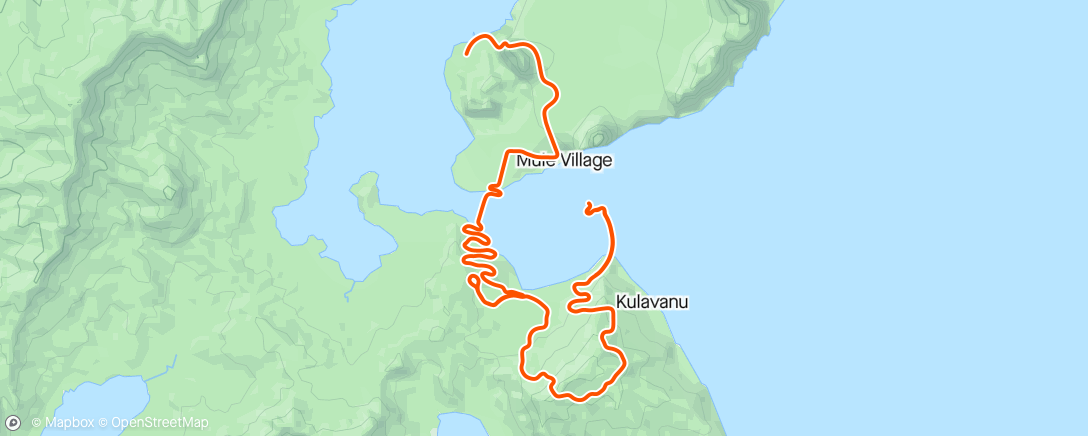 Map of the activity, Zwift - Gravel Grind on Mountain 8 in Watopia