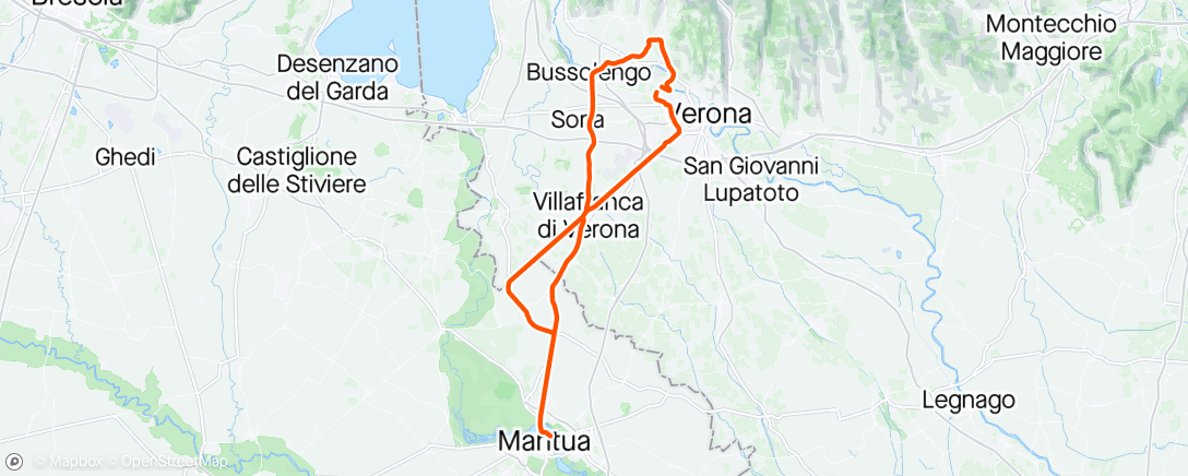 Map of the activity, Mantova