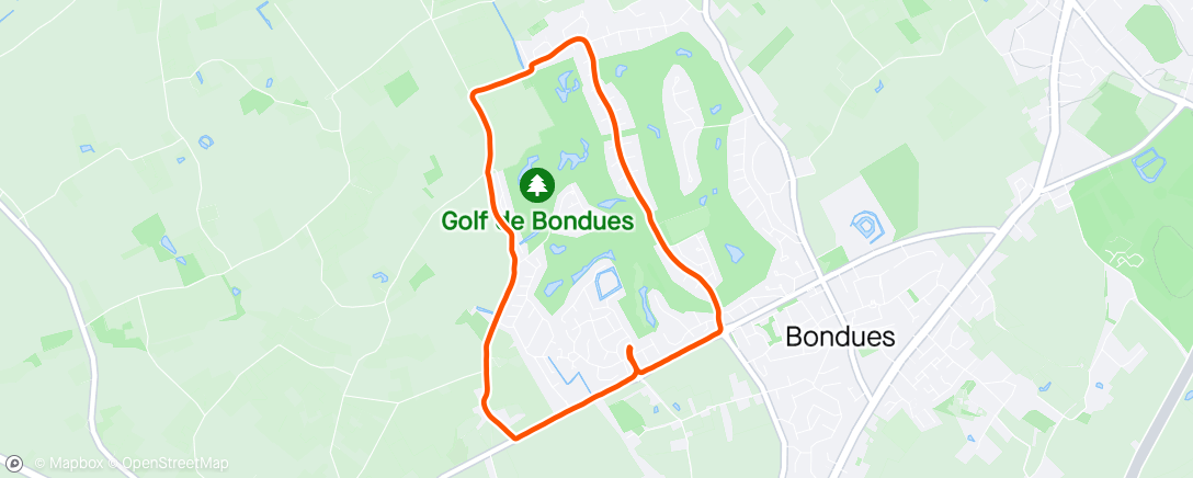 Mappa dell'attività Sunday Evening Run : Reprise sportive - Enchaînement vélo / course à pied