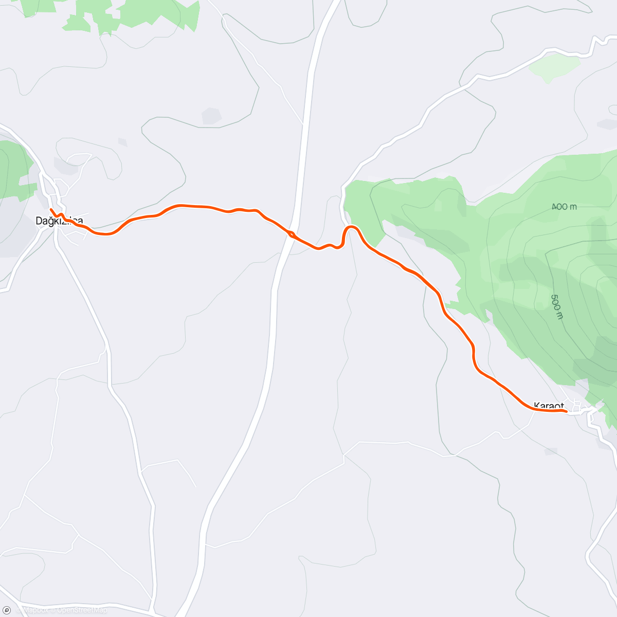 Map of the activity, M90 Günün güzeli Ride