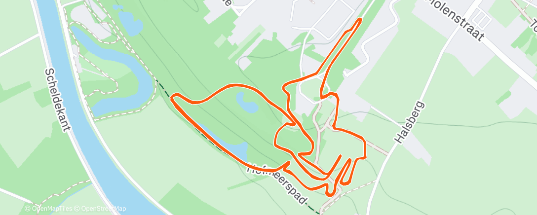 Map of the activity, Namiddagrit