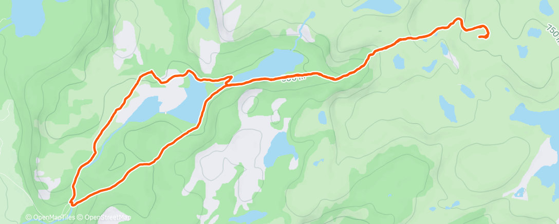 Map of the activity, Vådlandsknuten