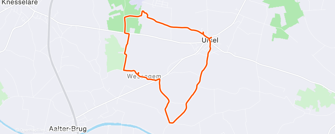 Map of the activity, 2025-Walk 27 : naar Wintervonk 🤶