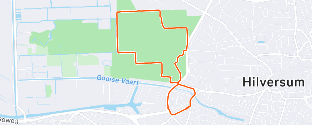 Map of the activity, Super proud to be running with my daughter Elivia