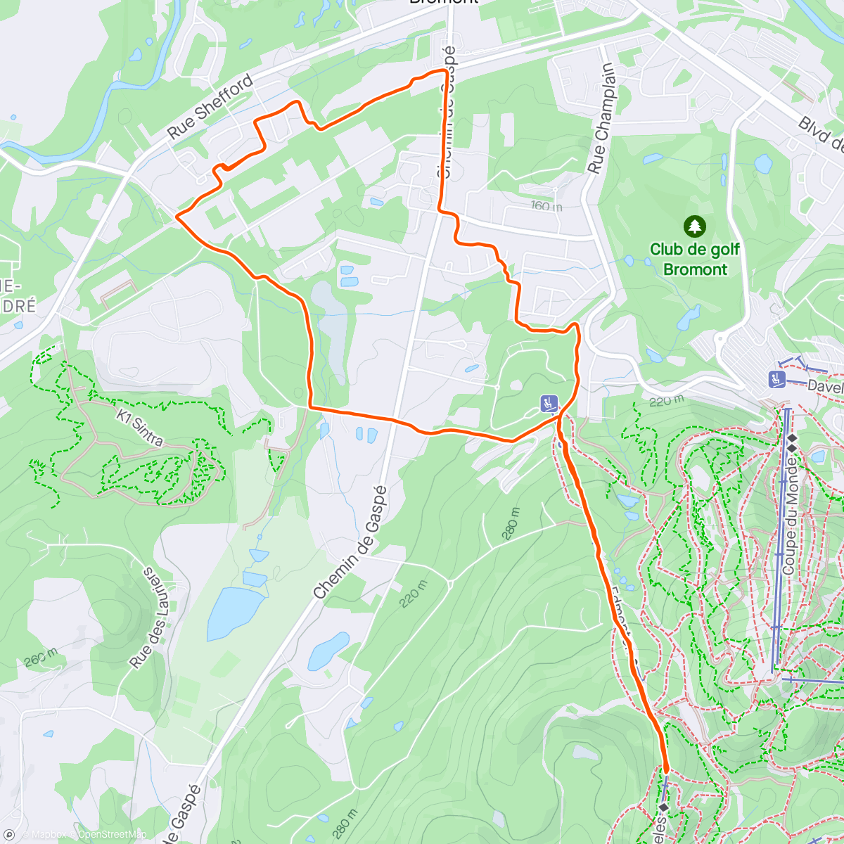 Map of the activity, Secondo