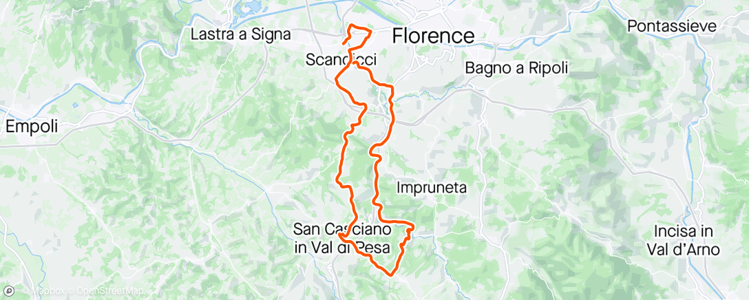 Karte der Aktivität „Giretto con Franci ❤️”