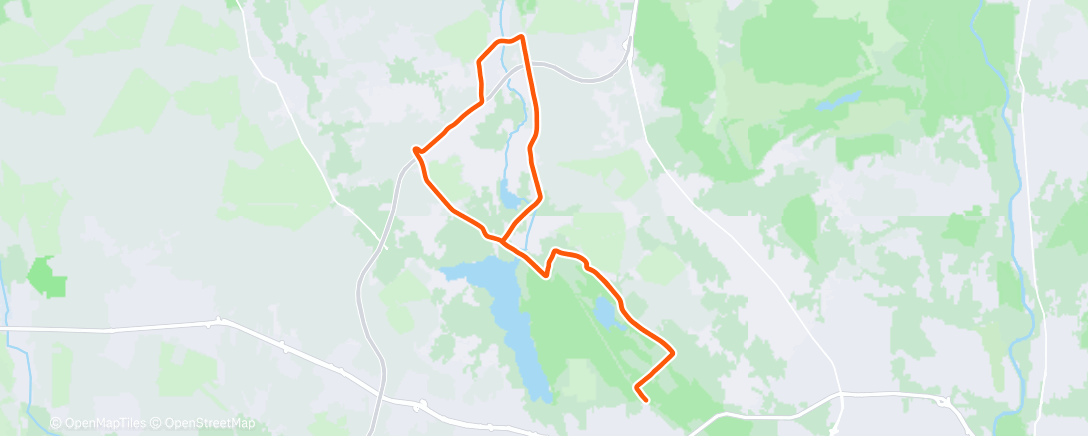 Map of the activity, F wet but great to be outside