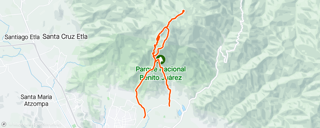 Map of the activity, Corral de Piedra