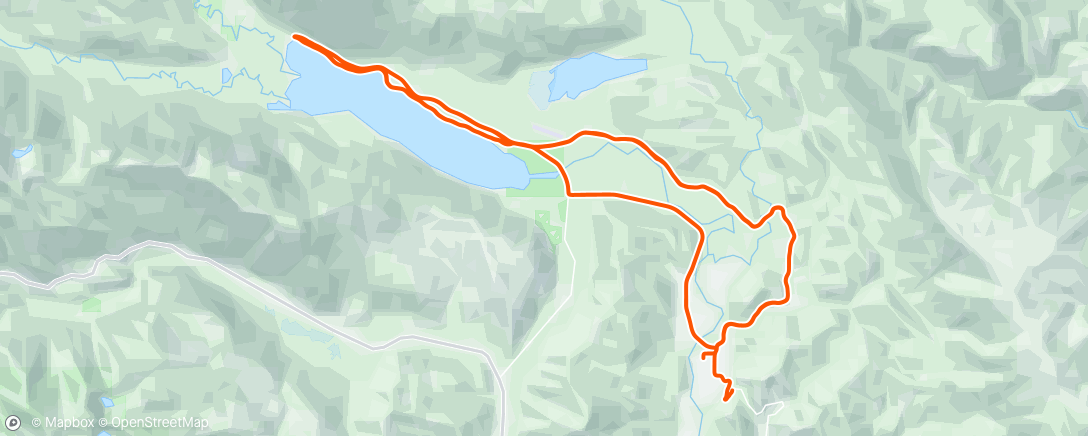 Map of the activity, Tour de Bloom Stage 4 RR