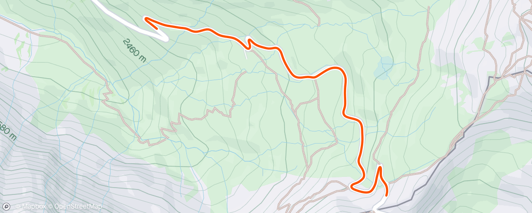 Mapa da atividade, ROUVY - Col Agnel (mountain sprint) | France 1