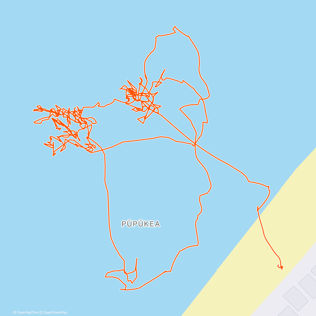 Map of the activity, The pipeline