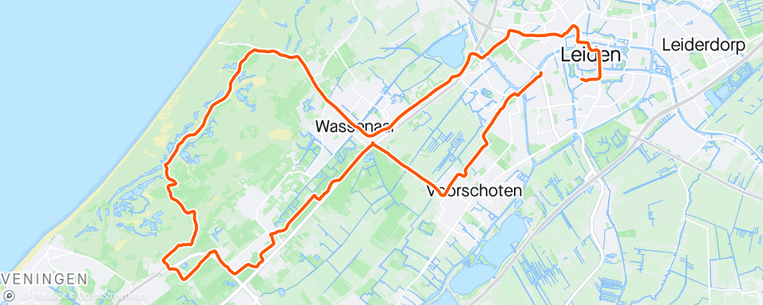 Mapa de la actividad, Rondje Waalsdorp
