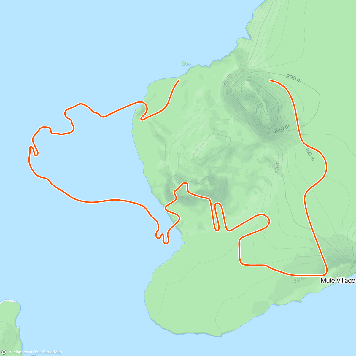 Carte de l'activité Zwift - Beach Island Loop in Watopia