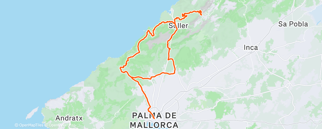 Mapa de la actividad (Morning Ride)