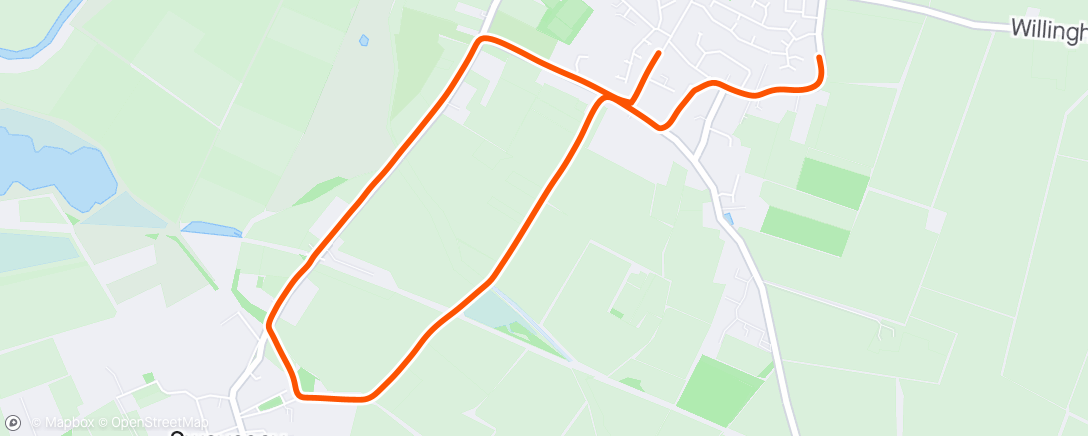 Map of the activity, School Run