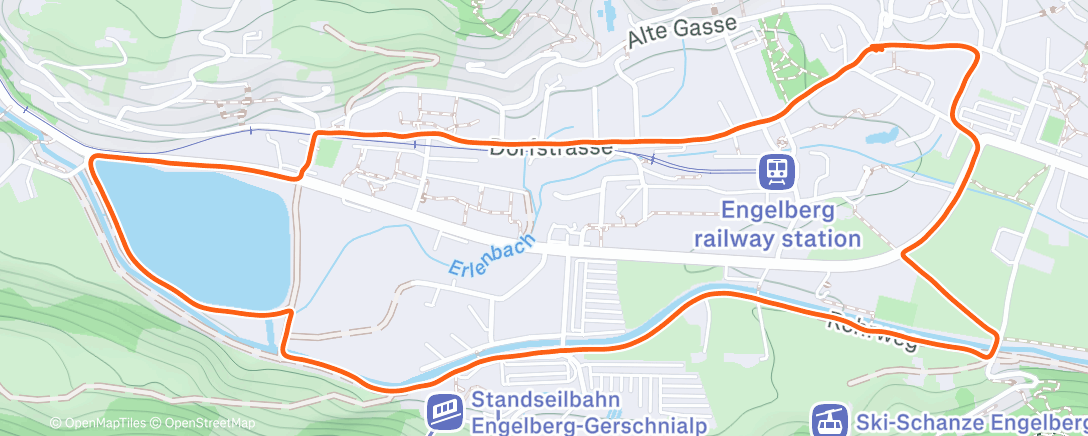 Карта физической активности (Streaky)