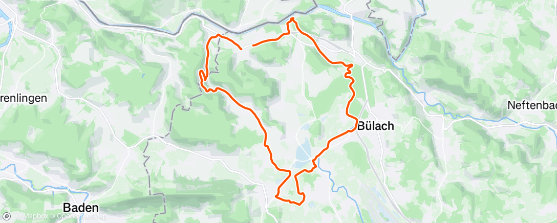 Map of the activity, Afternoon Ride