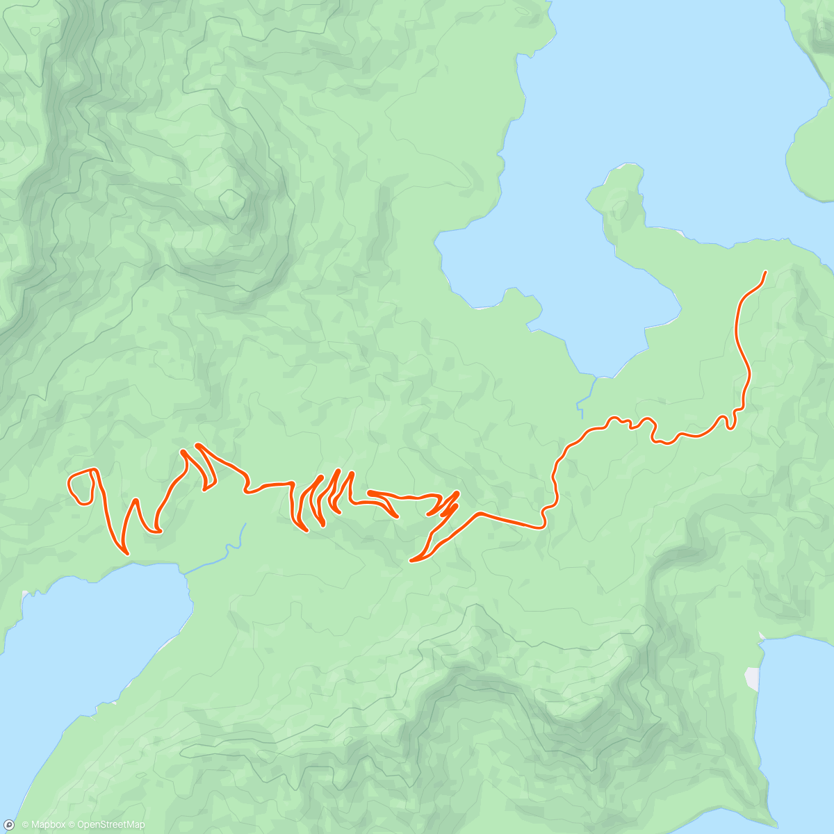 Map of the activity, Zwift - Endurance With Max Sprints in Watopia