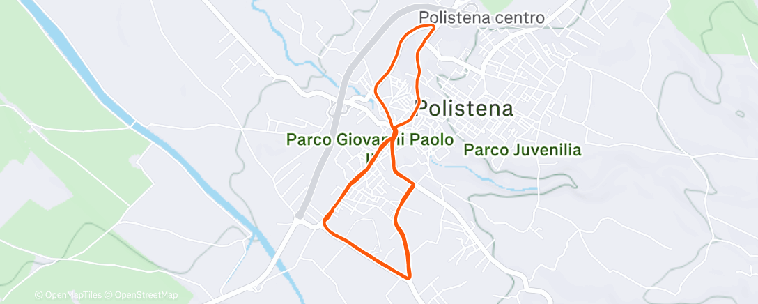 Карта физической активности (Corsa mattutina)