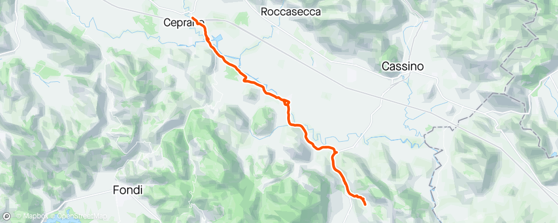 Map of the activity, Coreno Ausionia.