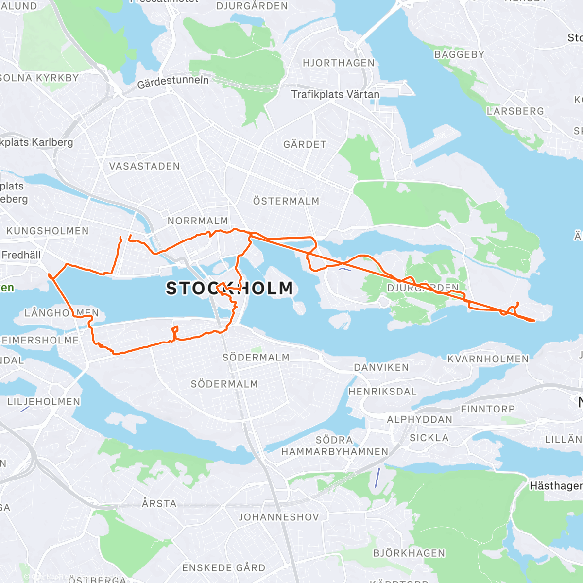 Карта физической активности (🇸🇪 Stockholm Exploration 2)