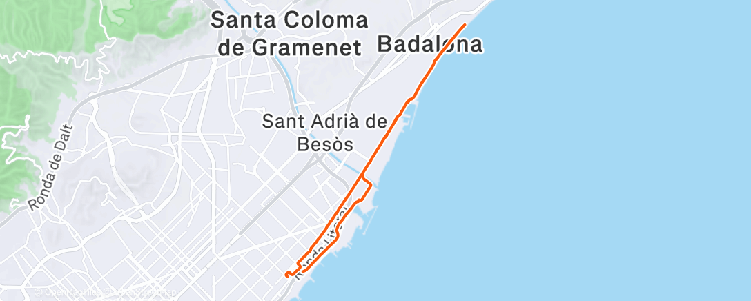 Map of the activity, 2x2km@Z4 + 4x1km@Z4 + 2x500@Z5