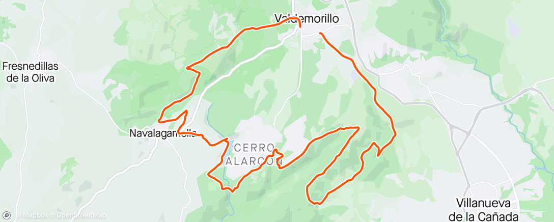 Kaart van de activiteit “Valdemorillo, embalse Cerro Alarcón.”
