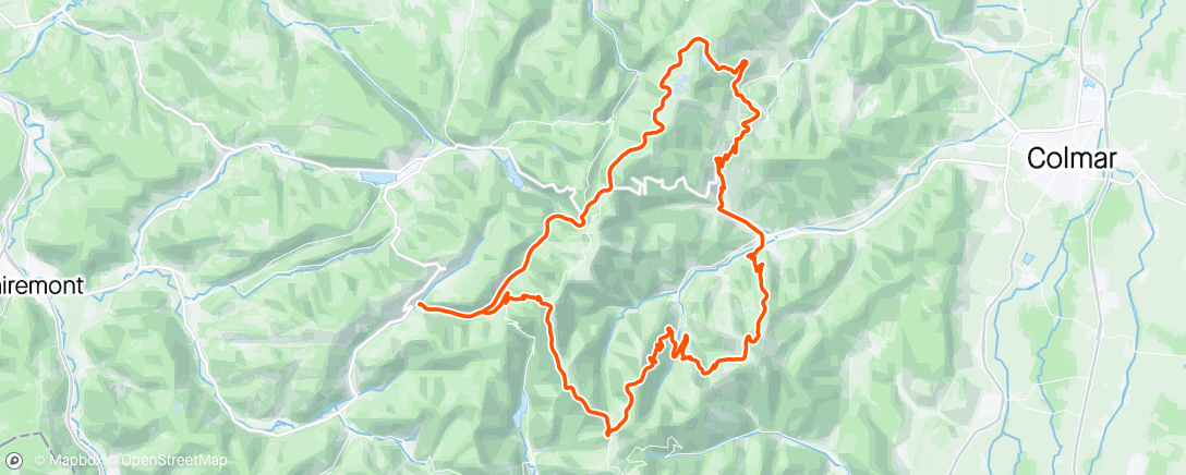 Map of the activity, Visite du Virage Pinot 😍