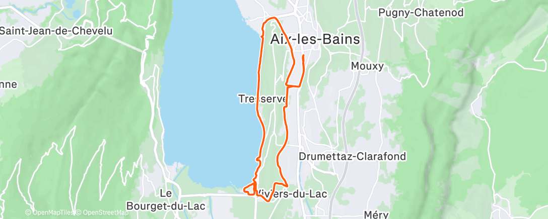 Mappa dell'attività Footing actif🧣