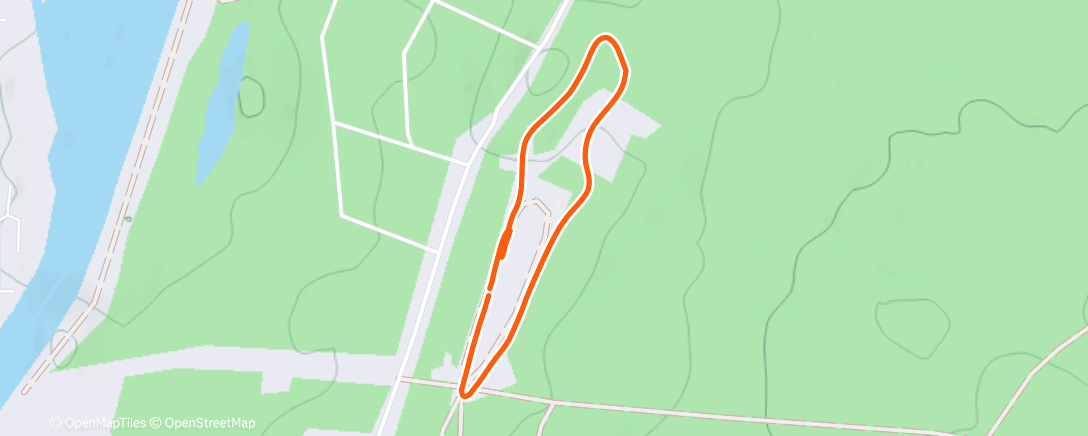 Map of the activity, Северный лыжный заезд (после обеда)