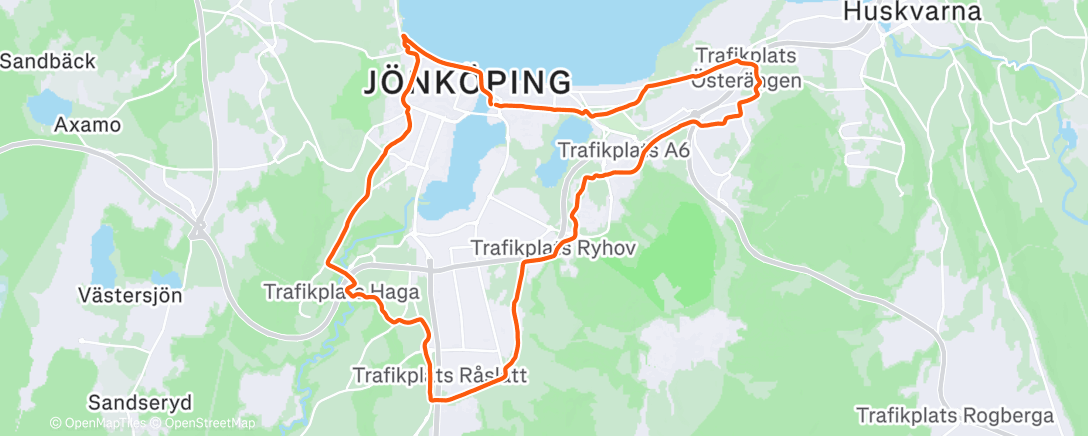 Карта физической активности (Afternoon Run)