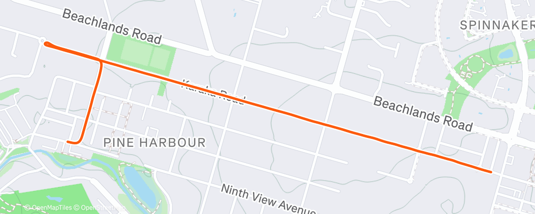 Карта физической активности (Afternoon Ride)