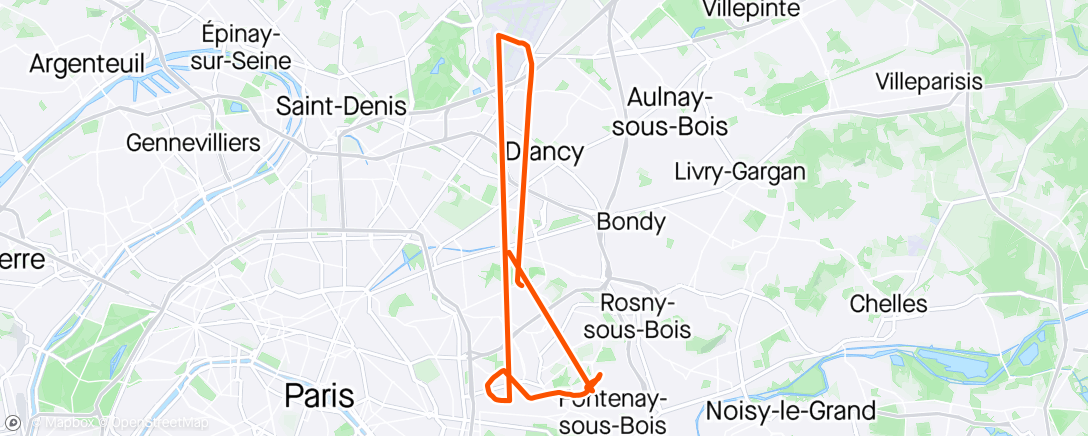 Map of the activity, GPS en PLS !! 💨💨 Canal 3 x 6min 💨💨