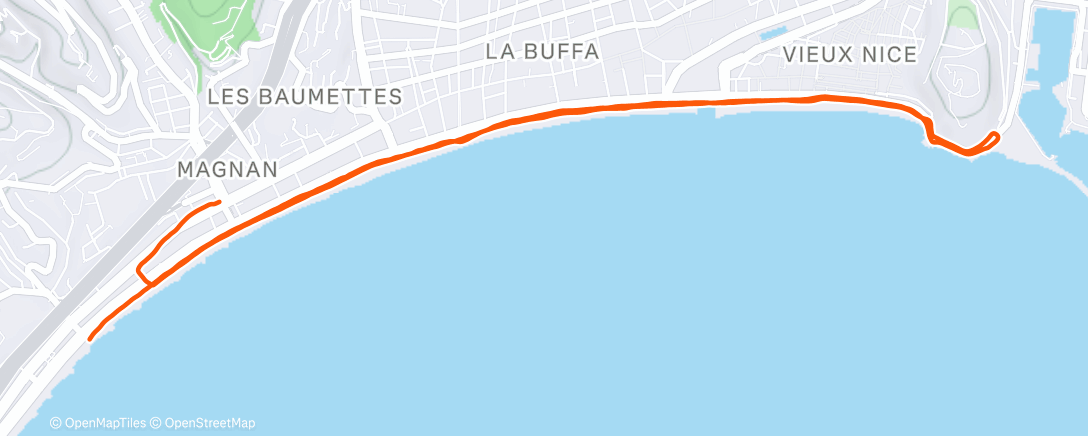 Карта физической активности (Corsa mattutina)