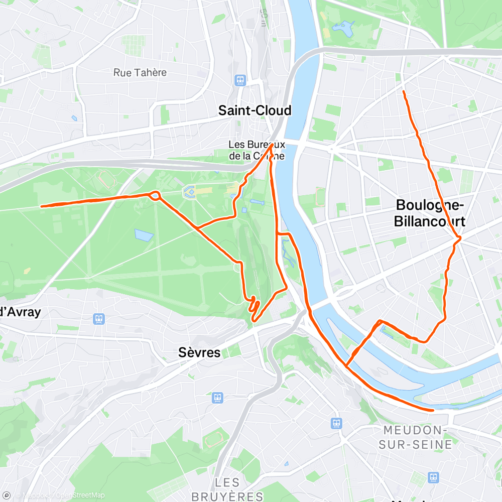 Map of the activity