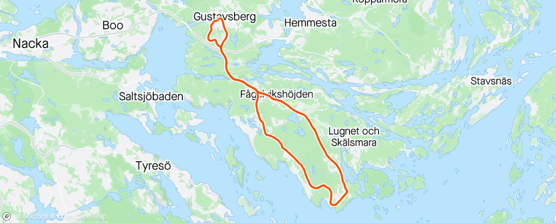 Map of the activity, Hovet-söndag