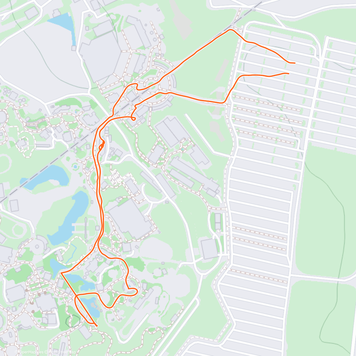 Map of the activity, Winterfest