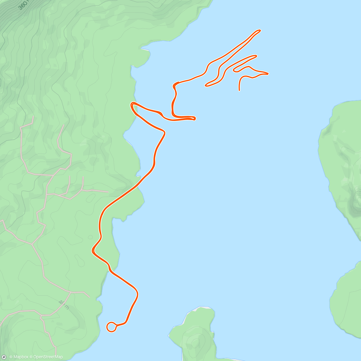 Mapa de la actividad (Zwift - Climb Portal: Coll d'Ordino at 100% Elevation in Watopia)