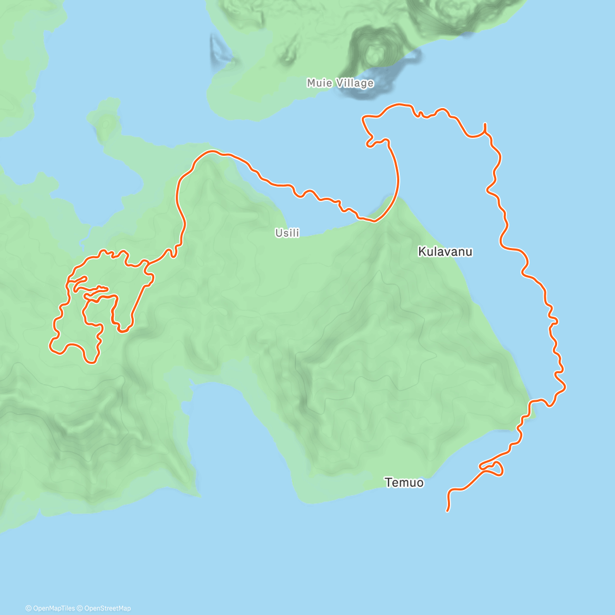 Map of the activity, Zwift - Southern Coast Cruise in Watopia