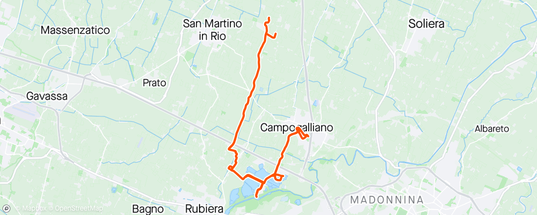 Map of the activity, Passeggio