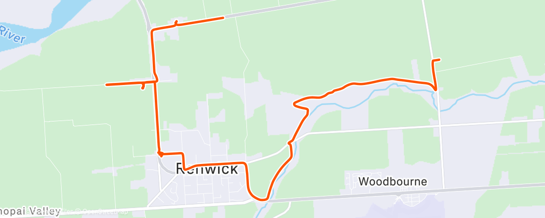 Map of the activity, Morning E-Bike Ride