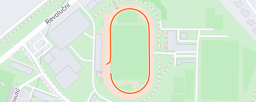 Map of the activity, Lunch Run