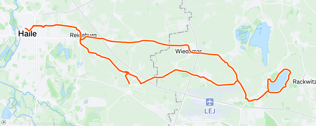 Map of the activity, VCA SR Schladi