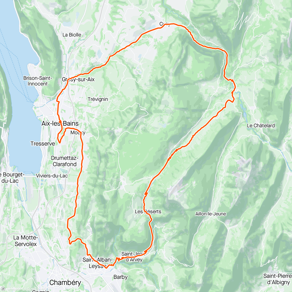 Map of the activity, Plainpalais pluvieux avec les loulous ☔️