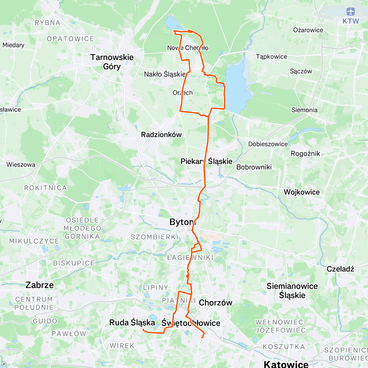Map of the activity, Morning Ride